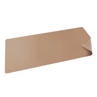 Trust Benya Alfombrilla de Escritorio XXL - PVC - Superficie Suave - Antideslizante - Flexible - 430x900mm - Color Beige