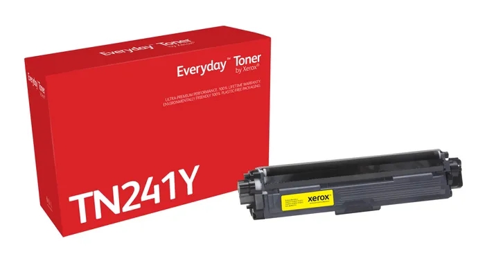 Xerox Everyday Brother TN241/TN242 Amarillo Cartucho de Toner Generico - Reemplaza TN241Y/TN242Y