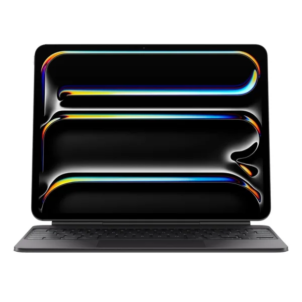 Apple Magic Keyboard para iPad Pro 13" M4 y M5 - Teclado Español con Trackpad Hap­tico Integrado - 14 Teclas de Funcion - Teclas Retroiluminadas con Mecanismo de Tijera 1 mm - Funda Protectora Frontal y Trasera - Color Negro