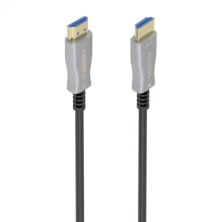 Aisens Cable HDMI V2.0 AOC Premium Alta Velocidad con Ethernet - Conectores Tipo a Macho - Fibra Optica y Cobre - Blindaje en Oro 24K - Ancho de Banda 18Gbps - 10 Metros - Soporta 4K@60Hz y