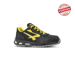 Upower Bolt S ESD Calzado de Seguridad Bajos - Talla 35 - Cuero Nubuck Resistente al Agua, Puntera de Aluminio, Suela PU/PU Infinergy, Hidrofugos, Antiarrugas, Antideslizantes, Proteccion S3