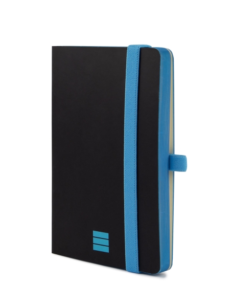 Finocam Modern Cuaderno de Tapa Ligera - 72 Hojas - 100x150mm - Papel Crema de 80g/m2 - Liso - Bolsillo Interior - Cierre con Goma - Hojas Microperforadas - Color Negro