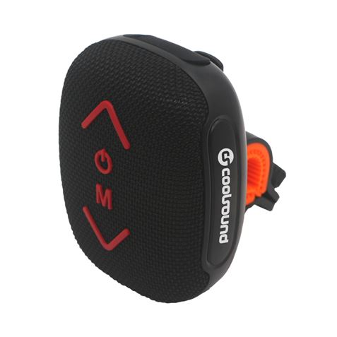 Coolsound Riderbeat Altavoz Bluetooth True Wireless 7W - Autonomia hasta 3h - USB, MicroSD y Aux - Funcion Manos Libres - Radio FM - Soporte Para Manillar - Color Negro