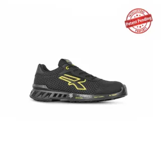 Upower Matt S ESD Calzado de Trabajo y Seguridad - Talla 35 - Puntera AirToe Aluminium, Suela Antideslizante y Antiabrasion, Plantilla Antiperforacion, Proteccion Contra el Frio - Color Negr