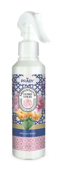 Prady Ambientador Home Spray Kelaat Rose - Frasco de 220 ml - Spray Pulverizador