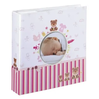 Hama Moni Album de Fotos - Capacidad para 200 Fotos 10x15cm - Insercion Lateral - Tapa Plastificada - 22.5x22cm - Multicolor