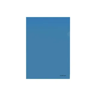 Erichkrause Fizzy Classic Dossier Uñero A4 Semitransparente - Textura Piel de Naranja - Color Azul · Pack de 12 uds.