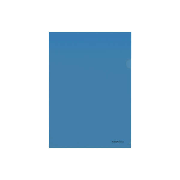 Erichkrause Fizzy Classic Dossier Uñero A4 Semitransparente - Textura Piel de Naranja - Color Azul · Pack de 12 uds.