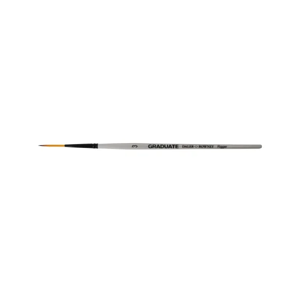 Daler Rowney Graduate Pincel Acuarela - Pelo Sintetico - Mango Corto - Liner Extra Largo Nº3