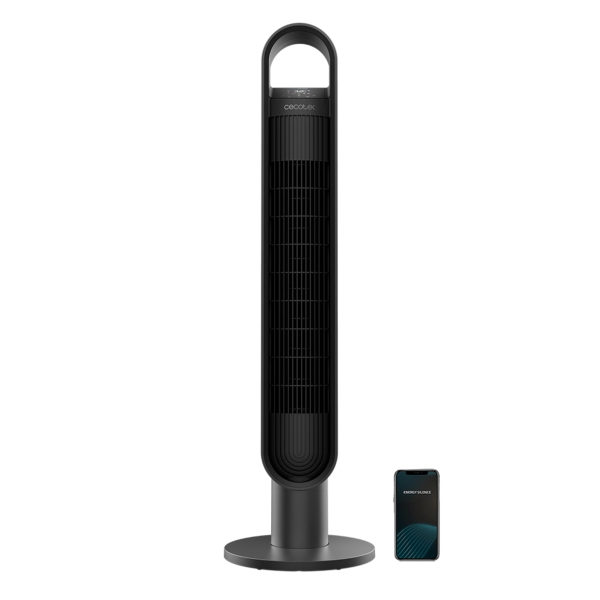 Cecotec EnergySilence 9150 SkyLine Ionic Connected Ventilador de Torre de 40" de Altura - 60W - Control Wi-Fi - Ionizador Integrado - 3 Velocidades - Oscilacion de 75º - Temporizador - Color