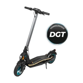 Cecotec Bongo Serie S+Infinity Patinete Electrico - 750W - Autonomia 30km - Ruedas 10" Tubeless - 4 Modos de Conduccion - Frenos Disco y E-ABS - Velocidad 25km/h - Tiempo Carga 5h - Color Ne