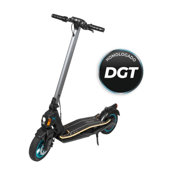 Cecotec Bongo Serie S+Infinity Patinete Electrico - 750W - Autonomia 30km - Ruedas 10" Tubeless - 4 Modos de Conduccion - Frenos Disco y E-ABS - Velocidad 25km/h - Tiempo Carga 5h - Color Ne