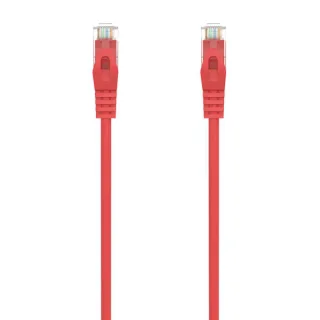 Aisens Cable de Red Latiguillo RJ45 LSZH Cat.6A 500 MHZ UTP AWG24 - 1m - Libre de Halogenos - 10 Gigabit/s - Color Rojo