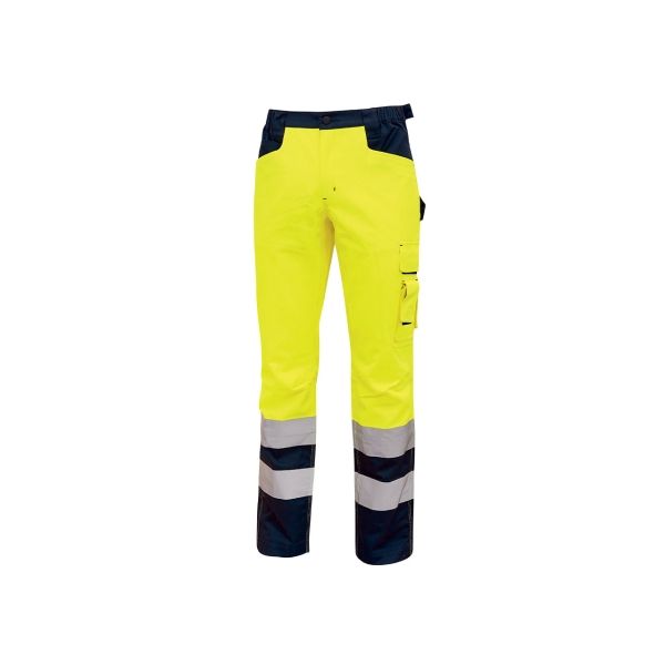 Upower Radiant Pantalon Confortable y Funcional - Talla 2XL - Forro de Franela, Multiples Bolsillos, Ajuste de Cintura Elastico, Rodillas Preformadas, Detalles Reflectantes, Proteccion DPI2