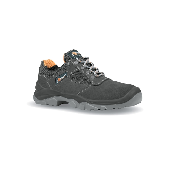 Upower Tudor L Calzado de Seguridad Bajos - Talla 35 - Empeine en Gamuza, Inserciones Textiles Ultra Transpirables, Puntal y Lamina de Acero, Antiperforacion, Antideslizante, Proteccion S1P